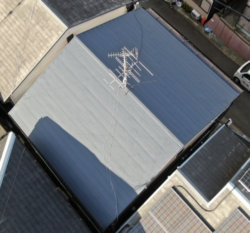 京都市伏見区にて　屋根のカバー工法工事・外壁塗装をお任せいただきました